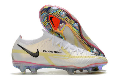 Men's Nike Phantom GT 2 Elite FG Football Boots - White/Yellow/Black