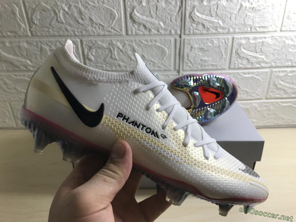 Men's Nike Phantom GT 2 Elite FG Football Boots - White/Yellow/Black