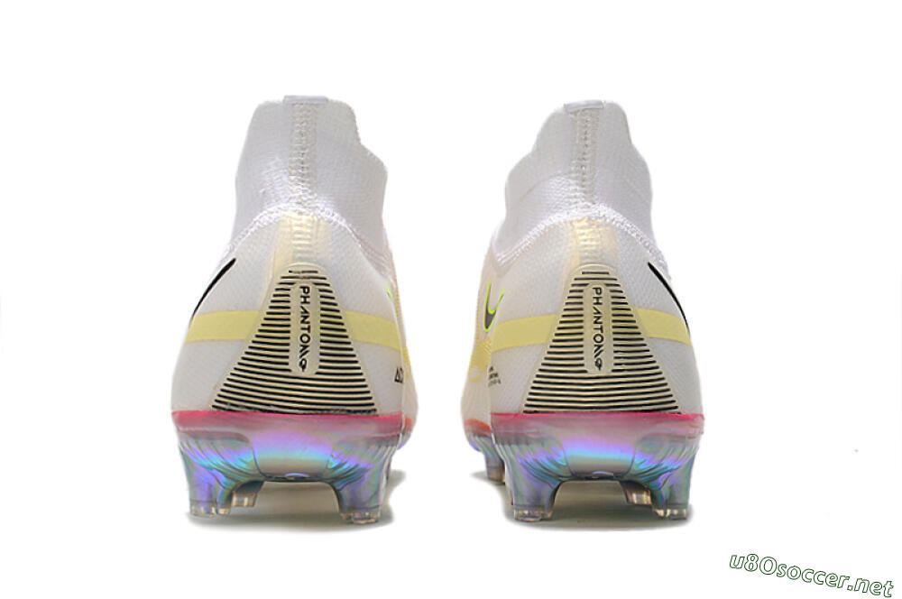 Men's Nike Phantom GT 2 Elite DF FG Football Boots - White/Yellow/Black 5