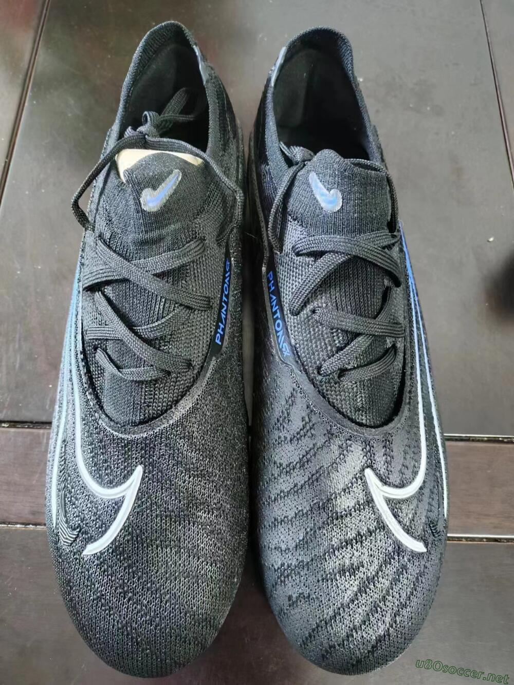 Men's Nike Phantom GX Elite FG Football Boots - Black/Grey/Blue