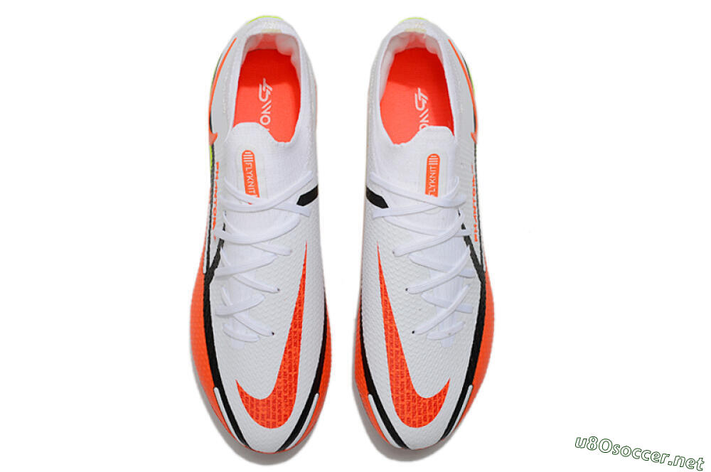Men's Nike Phantom GT 2 Elite FG Football Boots - White/Red/Green 4