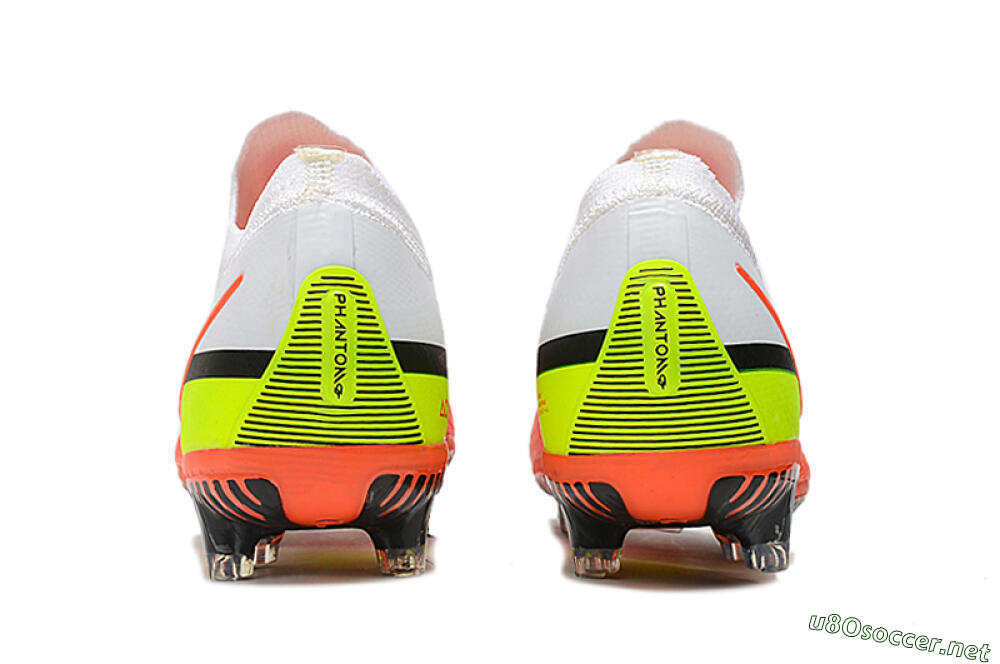 Men's Nike Phantom GT 2 Elite FG Football Boots - White/Red/Green 5