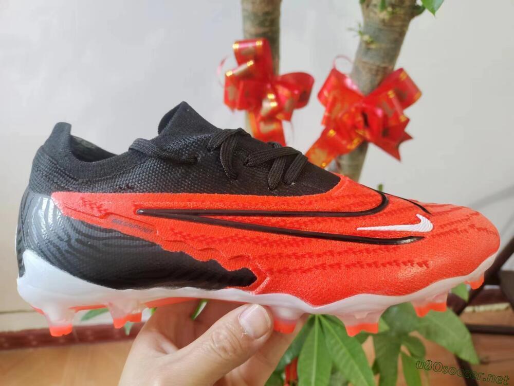 Men's Nike Phantom GX Elite FG Football Boots - Red/Black/White