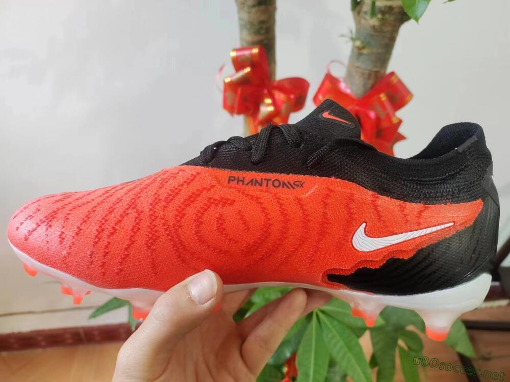 Men's Nike Phantom GX Elite FG Football Boots - Red/Black/White