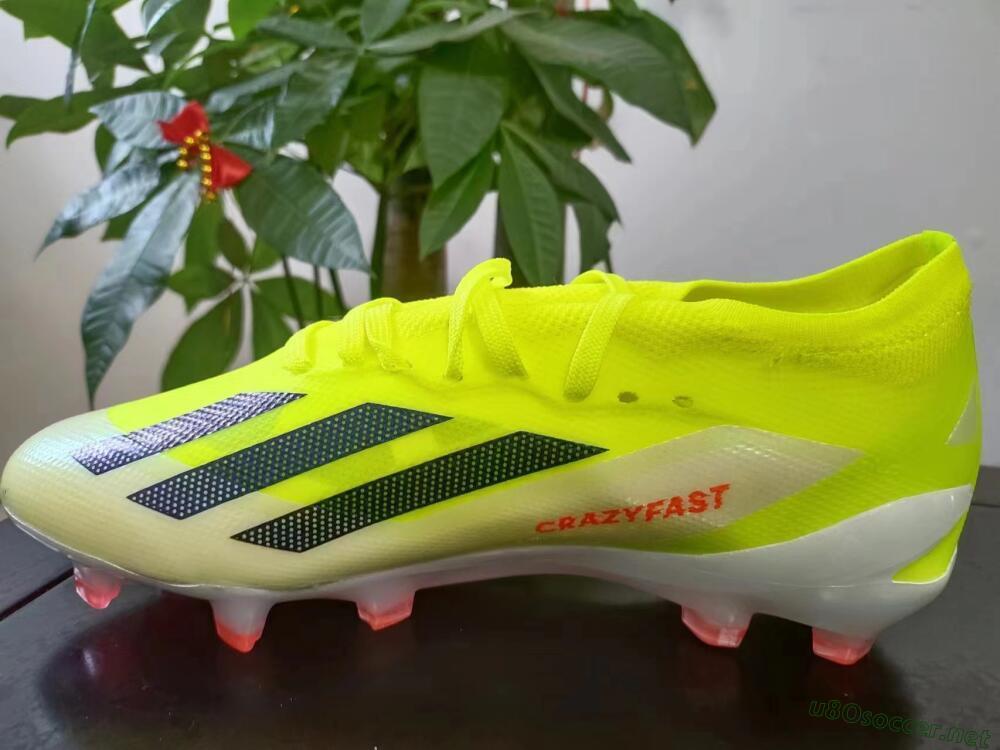 Men's Adidas X Crazyfast.1 FG Football Boots - Yellow/Black/Orange