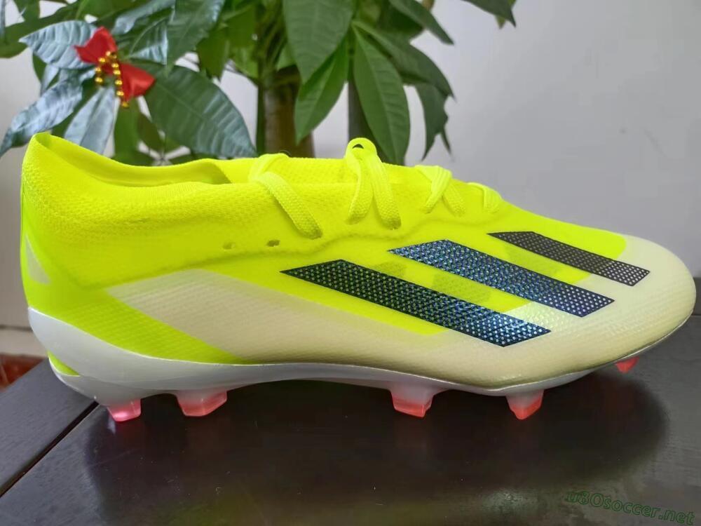 Men's Adidas X Crazyfast.1 FG Football Boots - Yellow/Black/Orange