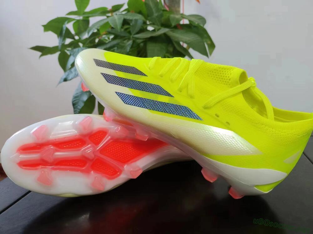 Men's Adidas X Crazyfast.1 FG Football Boots - Yellow/Black/Orange