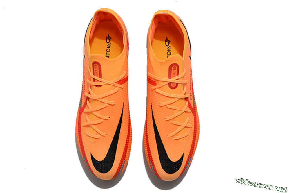 Men's Nike Phantom GT 2 Elite FG Football Boots - Orange/Black 4