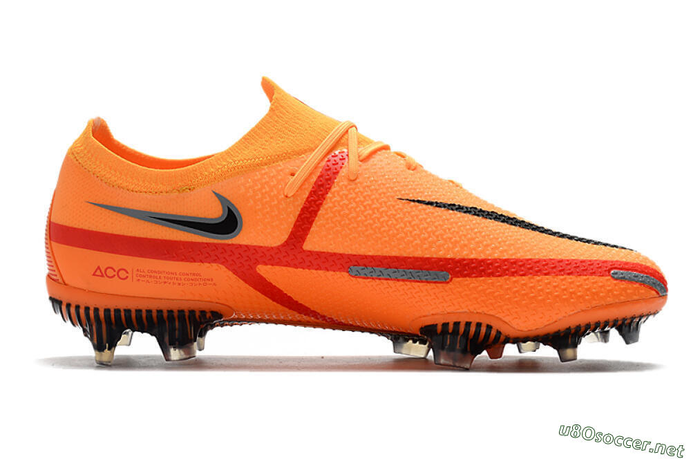Men's Nike Phantom GT 2 Elite FG Football Boots - Orange/Black 7
