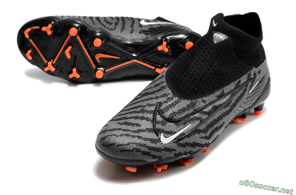 Men's Nike Phantom GX Elite DF FG Football Boots - Black/White 3
