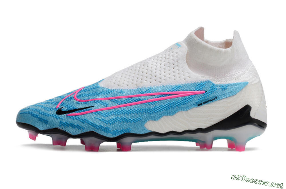 Men's Nike Phantom GX Elite DF FG Football Boots - Blue/White/Pink 0