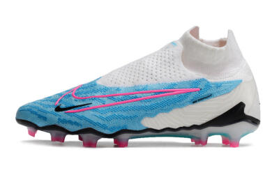 Men's Nike Phantom GX Elite DF FG Football Boots - Blue/White/Pink