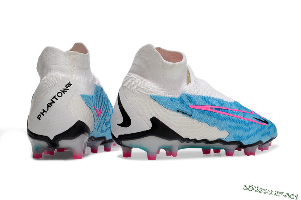 Men's Nike Phantom GX Elite DF FG Football Boots - Blue/White/Pink 6