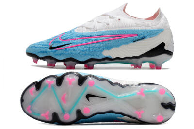 Men's Nike Phantom GX Elite FG Football Boots - Blue/White/Pink