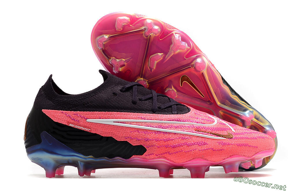 Men's Nike Phantom GX Elite FG Football Boots - Pink/Black 2