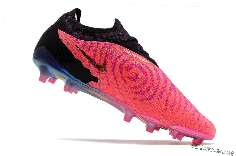 Men's Nike Phantom GX Elite FG Football Boots - Pink/Black 4