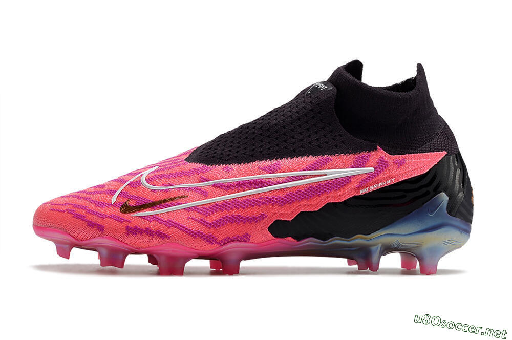 Men's Nike Phantom GX Elite DF Link FG Football Boots - Pink/Black 0