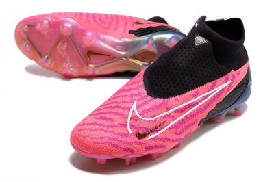 Men's Nike Phantom GX Elite DF Link FG Football Boots - Pink/Black