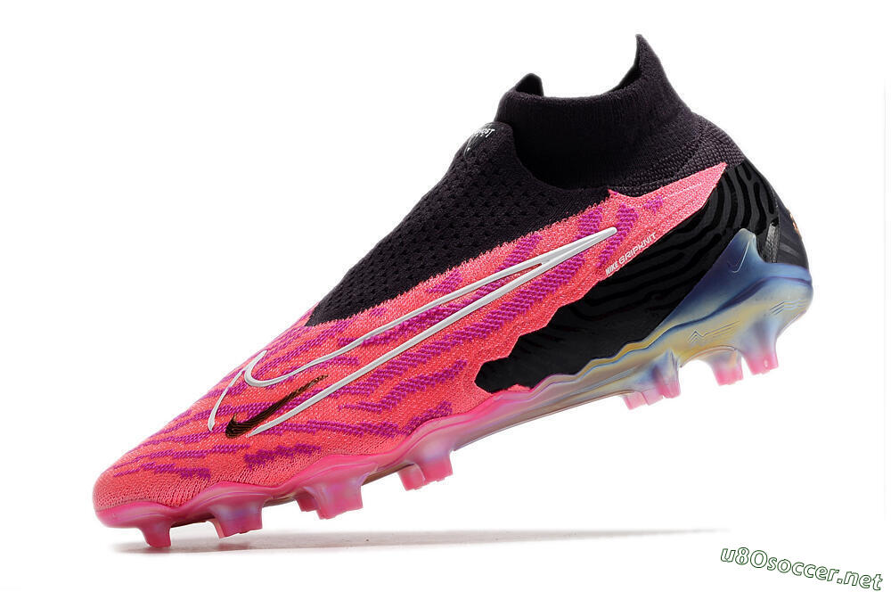 Men's Nike Phantom GX Elite DF Link FG Football Boots - Pink/Black 5
