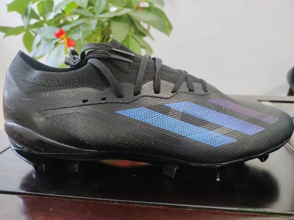 Men's Adidas X Speedportal .1 2022 World Cup FG Football Boots - Black/Blue