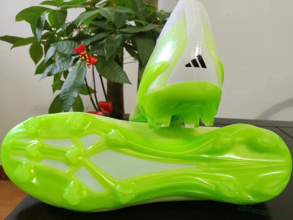 Men's Adidas X Crazyfast.1 LL FG Football Boots - Green/Black/White