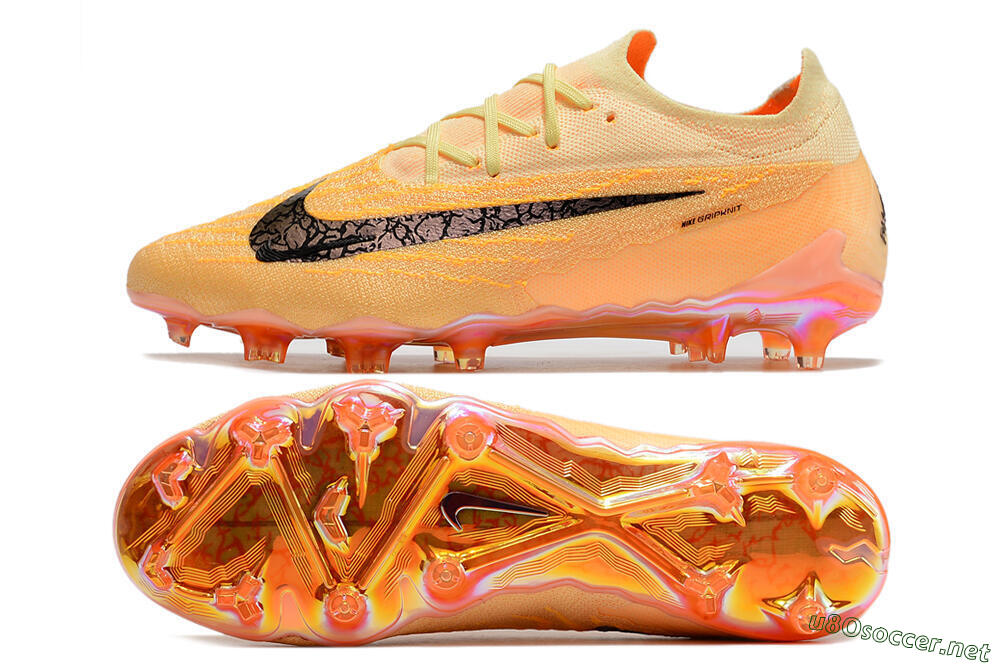 Men's Nike Phantom GX Elite FG Football Boots - Orange/Black 1