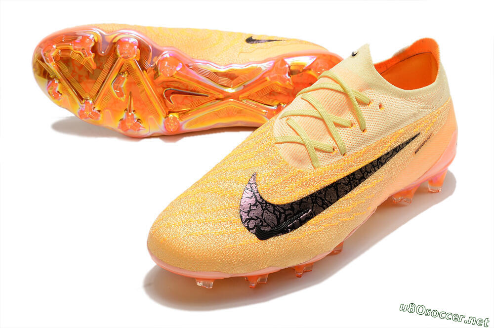 Men's Nike Phantom GX Elite FG Football Boots - Orange/Black 3