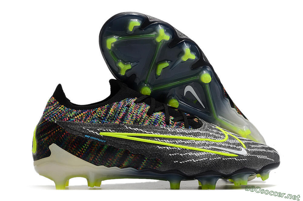 Men's Nike Phantom GX Elite FG Football Boots - Grey/Rainbow 2