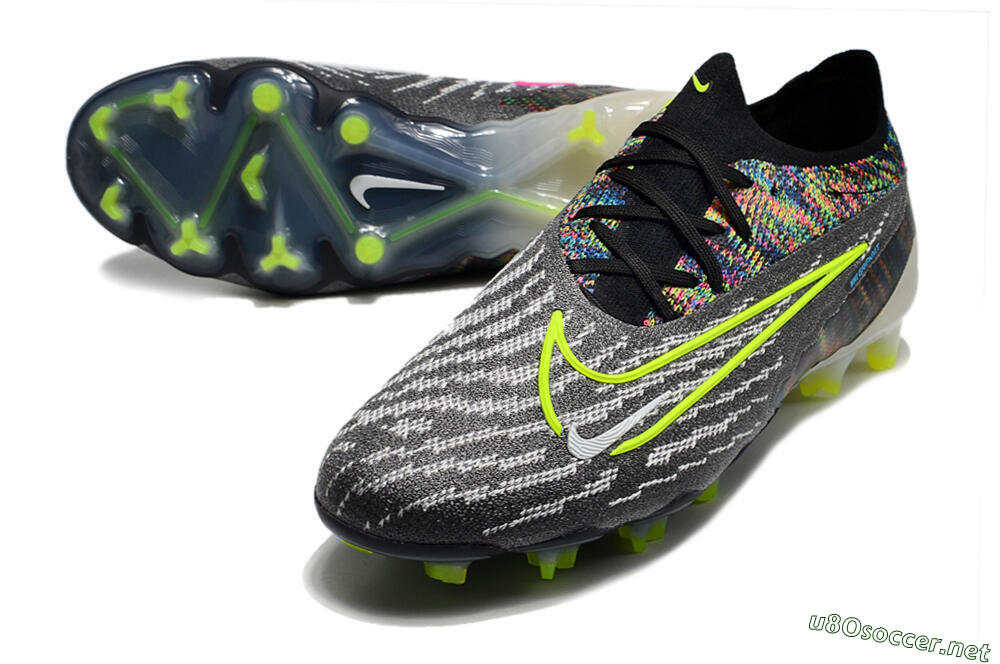Men's Nike Phantom GX Elite FG Football Boots - Grey/Rainbow 3