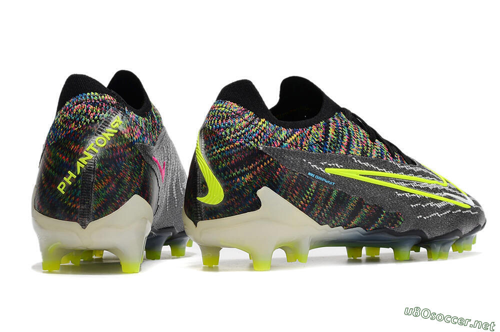 Men's Nike Phantom GX Elite FG Football Boots - Grey/Rainbow 6