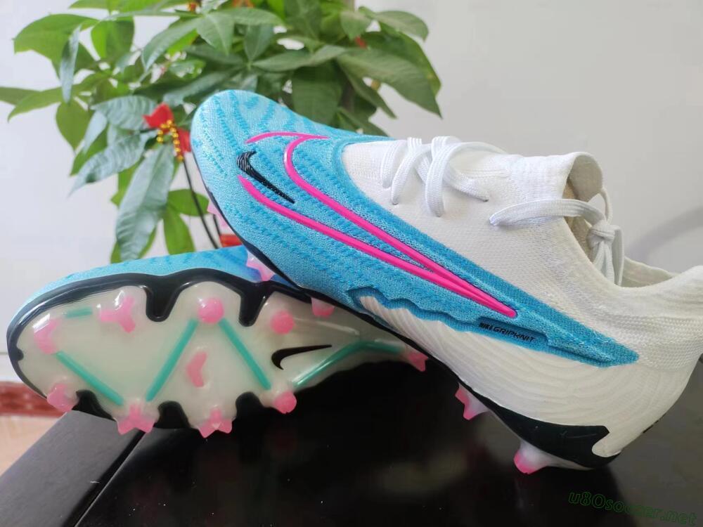 Men's Nike Phantom GX Elite FG Football Boots - Blue/White/Pink