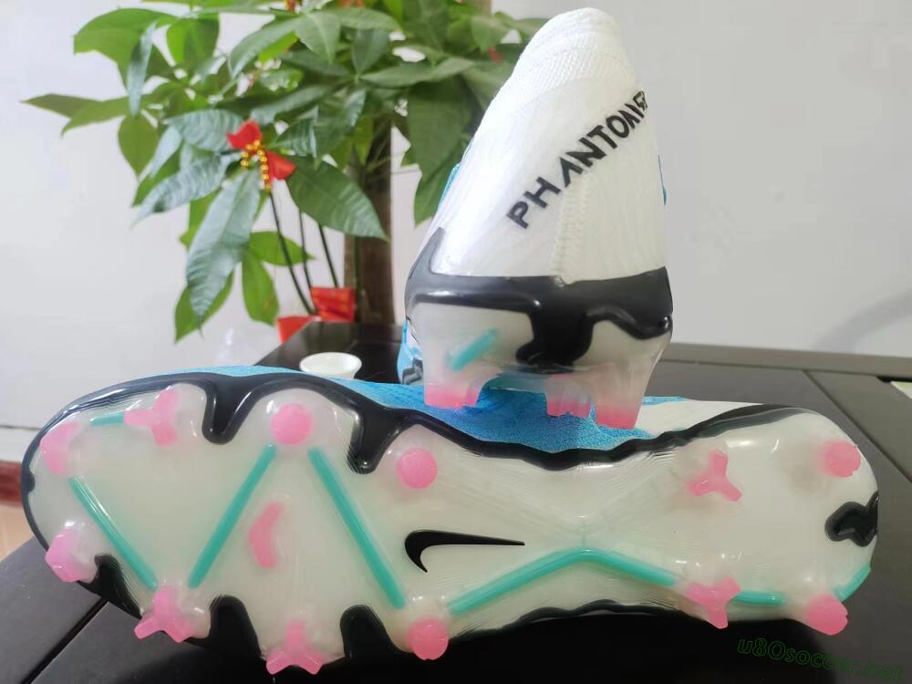 Men's Nike Phantom GX Elite FG Football Boots - Blue/White/Pink