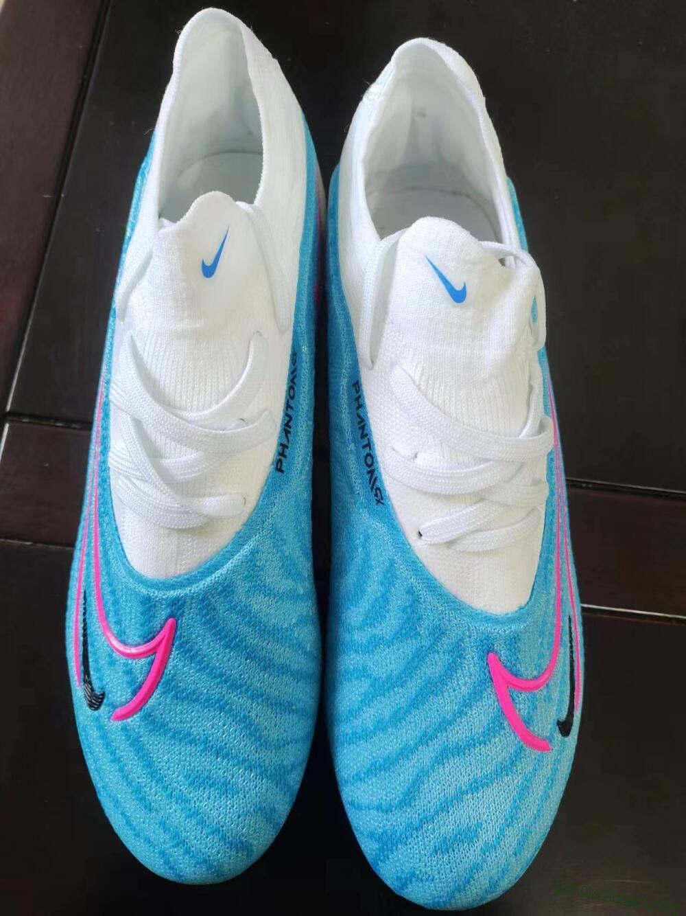Men's Nike Phantom GX Elite FG Football Boots - Blue/White/Pink