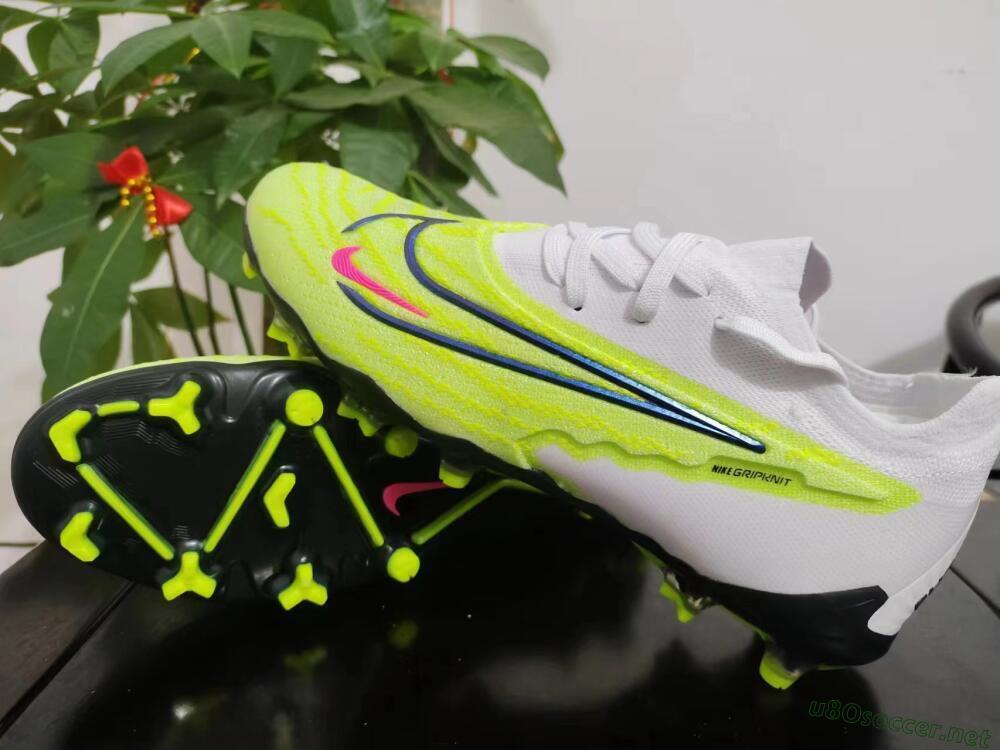 Unisex Nike Phantom GX Elite FG Football Boots - Green/Pink/Black/White