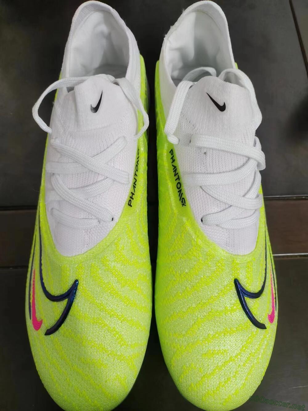 Unisex Nike Phantom GX Elite FG Football Boots - Green/Pink/Black/White