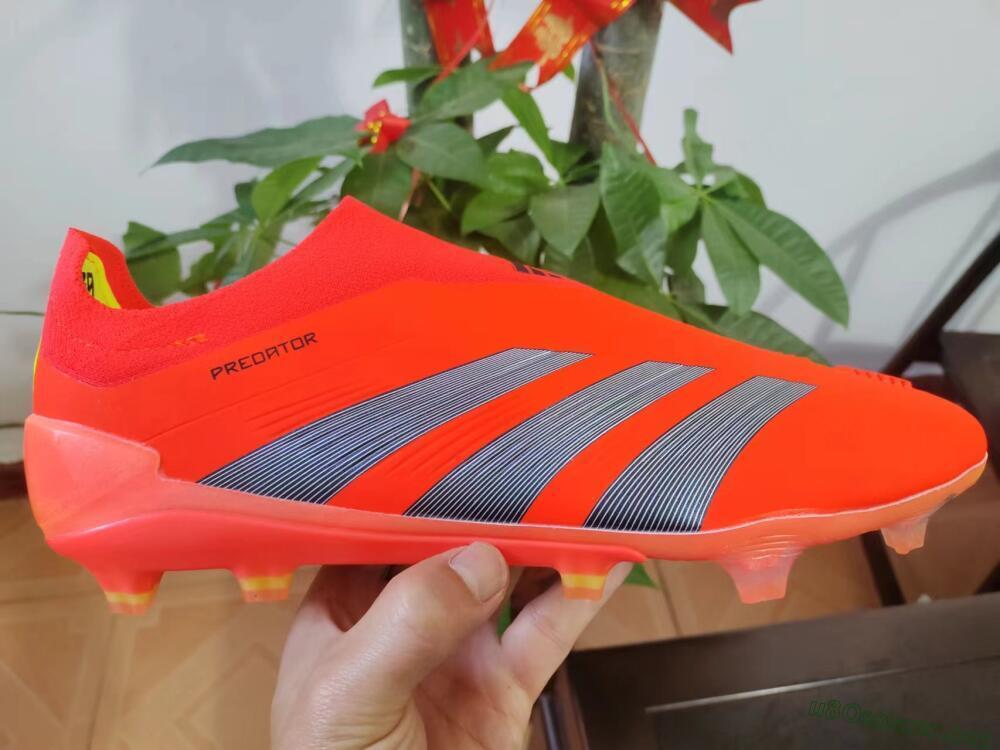 Men's Adidas Predator Accuracy+ FG Football Boots - Red/Black/Blue