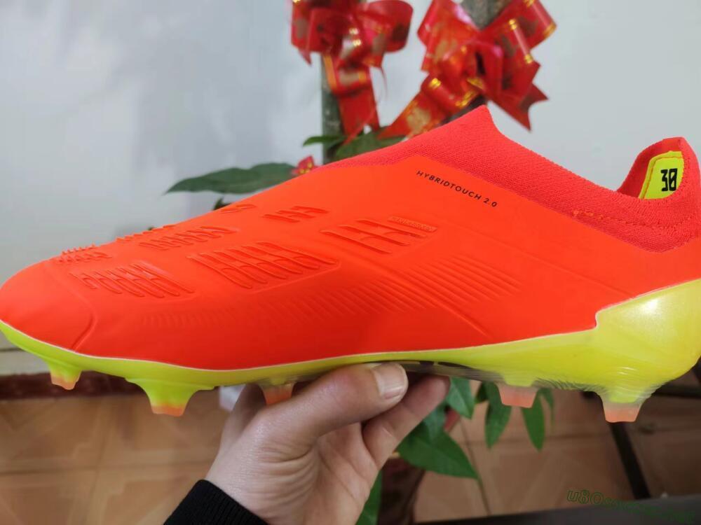 Men's Adidas Predator Accuracy+ FG Football Boots - Red/Black/Blue