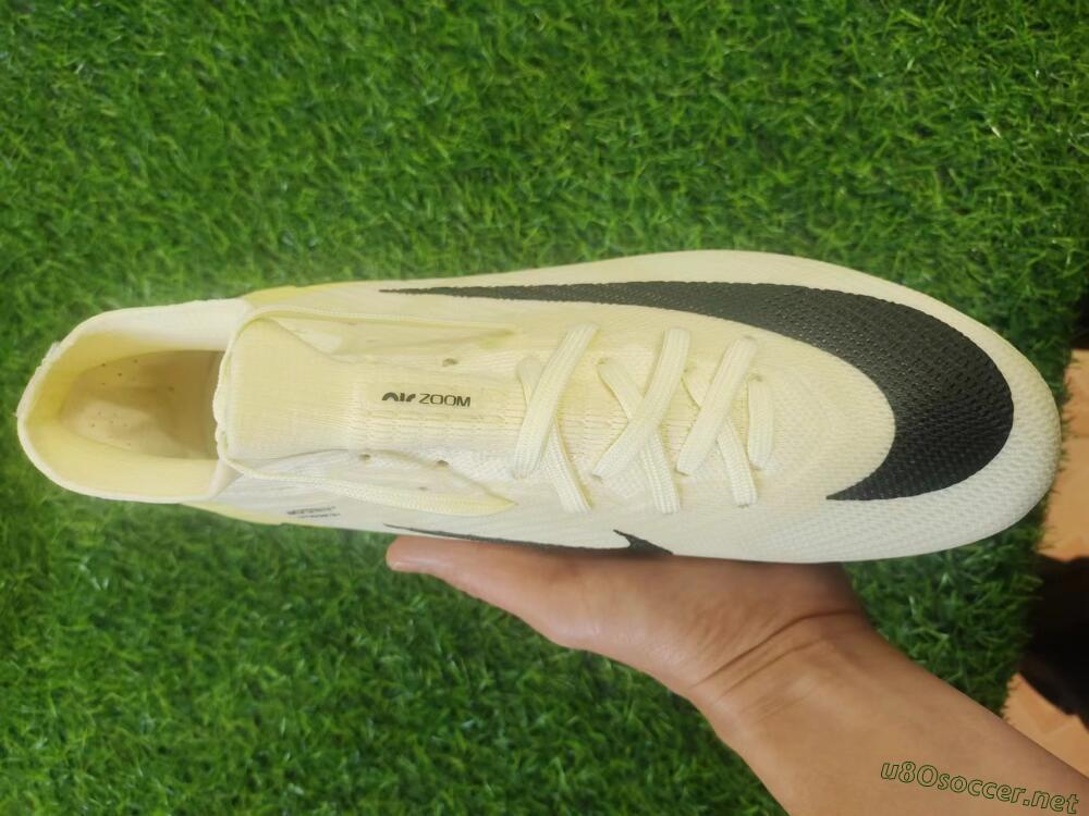 Men's Nike Air Zoom Mercurial Superfly 9 Elite FG Football Boots - Beige/Black