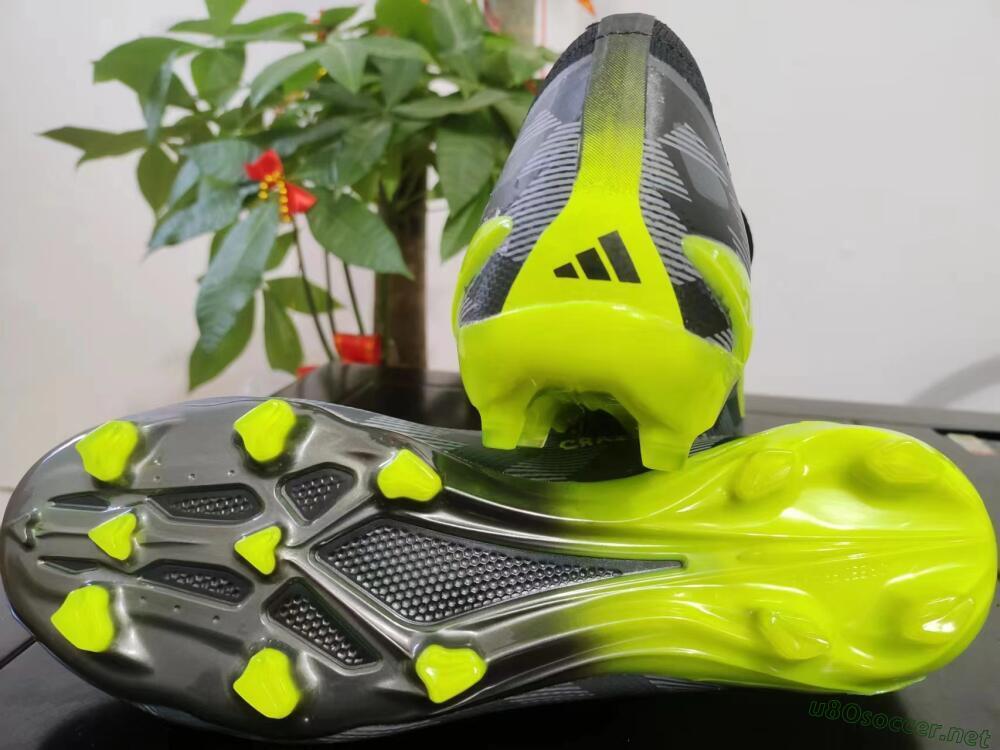 Men's Adidas X Crazyfast.1 FG Football Boots - Black/White/Yellow