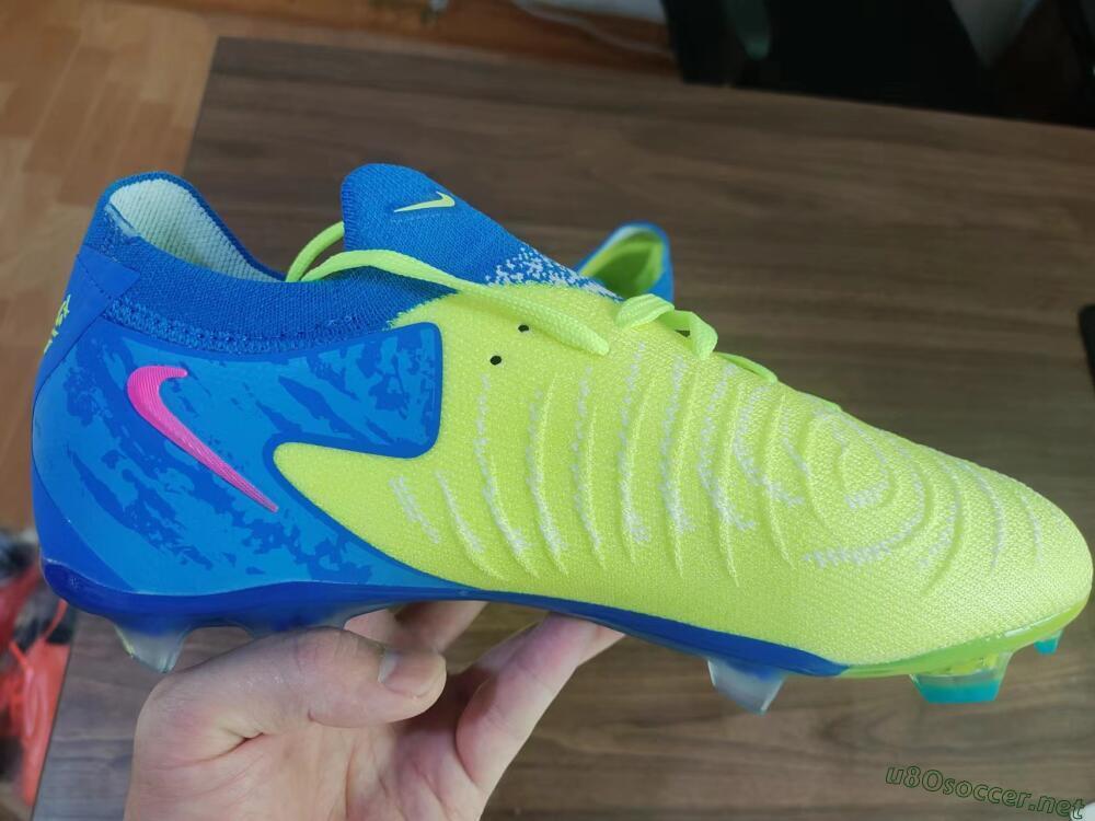 Unisex Nike Phantom Luna Elite FG Football Boots - Yellow/Blue/Pink