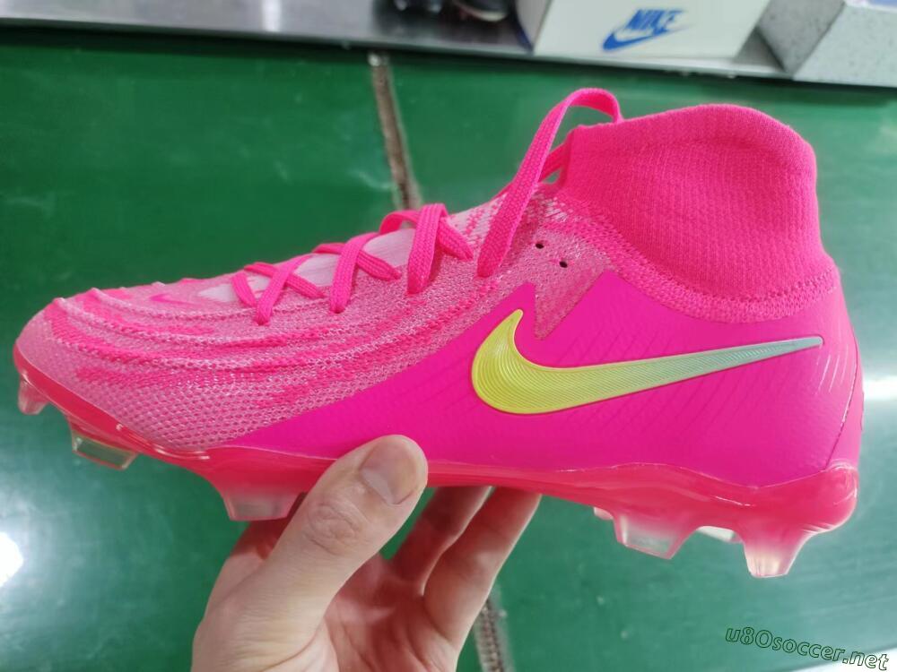 Unisex Nike Phantom Luna Elite NU FG Football Boots - Pink/Yellow/Jade
