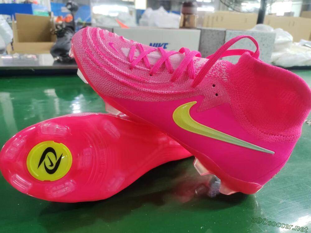 Unisex Nike Phantom Luna Elite NU FG Football Boots - Pink/Yellow/Jade