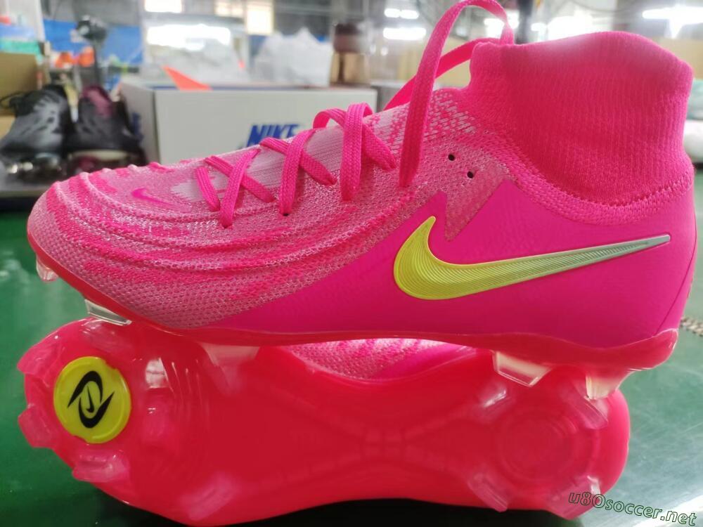 Unisex Nike Phantom Luna Elite NU FG Football Boots - Pink/Yellow/Jade