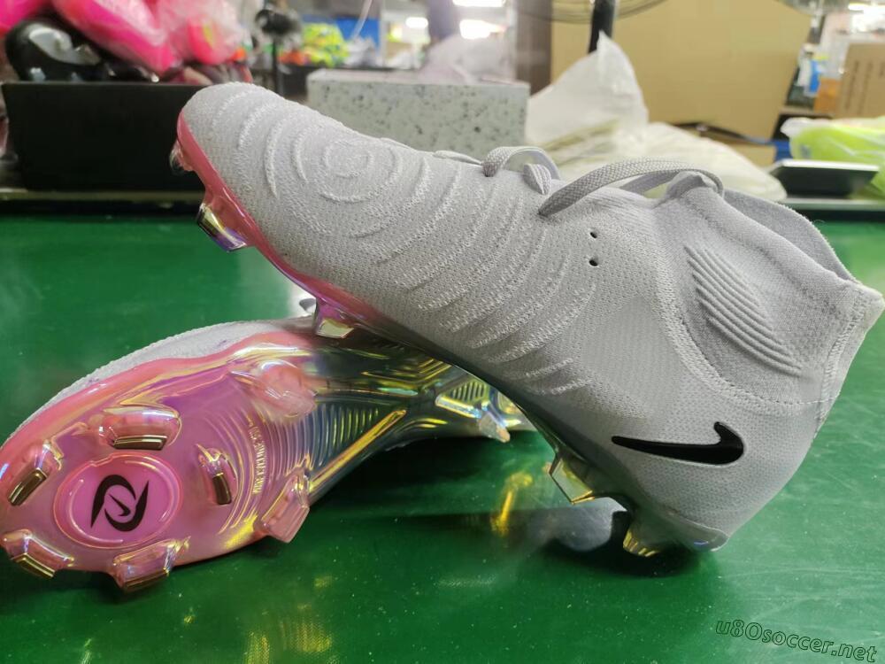 Unisex Nike Phantom Luna Elite NU FG Football Boots - Grey/Black/Blue