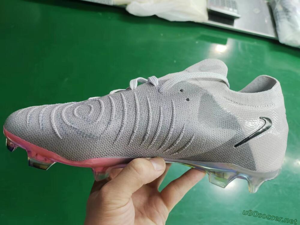 Unisex Nike Phantom Luna Elite NU FG Football Boots - Grey/Black/Blue