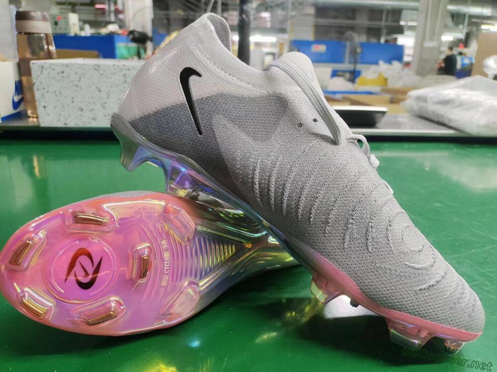 Unisex Nike Phantom Luna Elite NU FG Football Boots - Grey/Black/Blue