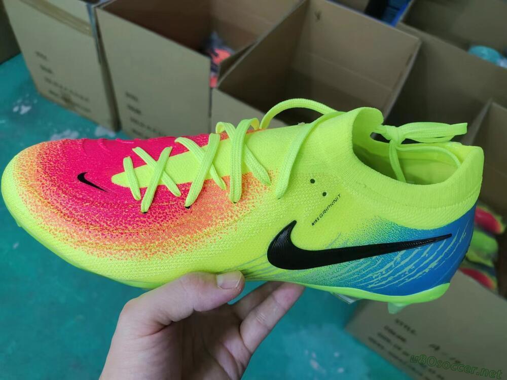 Men's Nike Phantom Luna Elite NU FG Football Boots - Yellow/Black/Orange