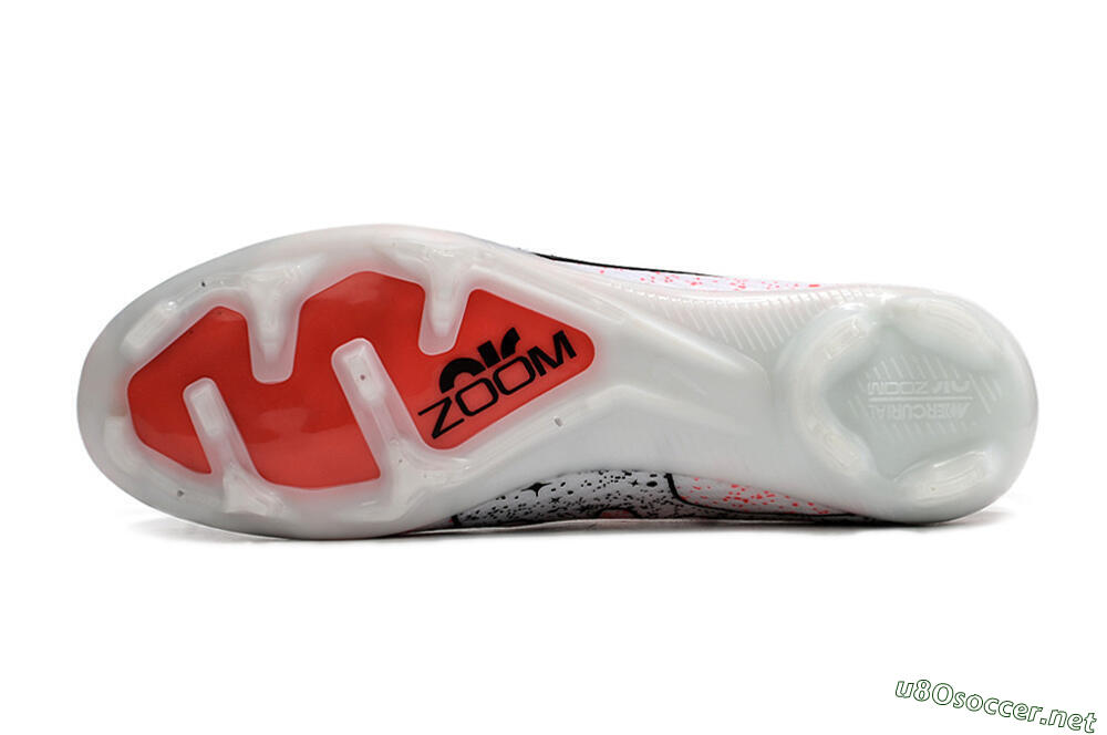 Men's Nike Air Zoom Mercurial Superfly 9 Elite FG Football Boots - White/Pink/Black 7