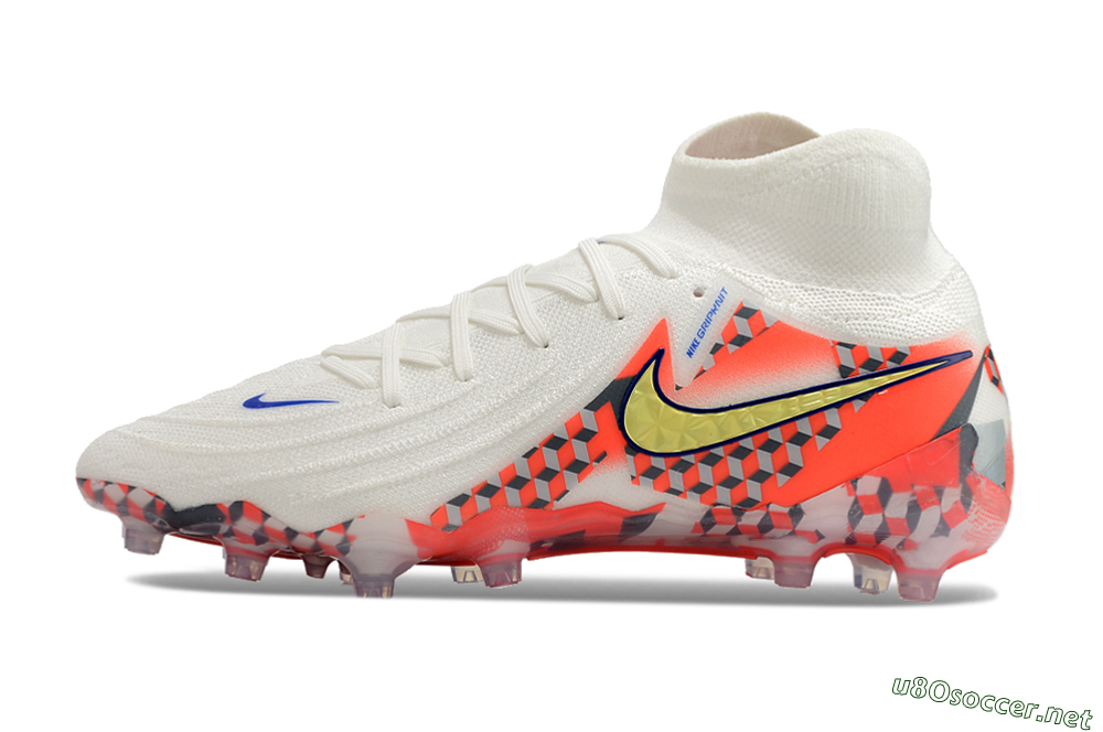 Men's Nike Phantom Luna Elite AG Football Boots - White/Red/Yellow 0