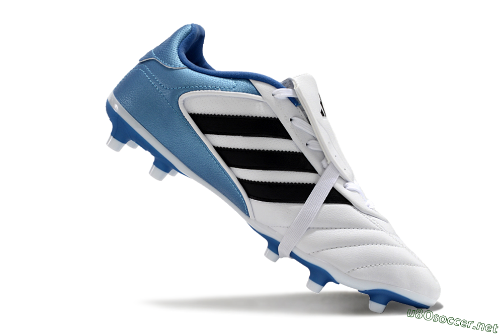 Men's Adidas Copa Gloro 2024 FG Football Boots - White/Black/Blue 4